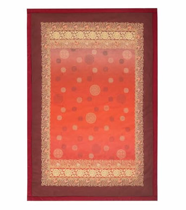 Bassetti PALLAVICINO Plaid aus 100% Baumwolle in der Farbe Rosso R1, Maße: 135x190 cm - 9330110 im Sale